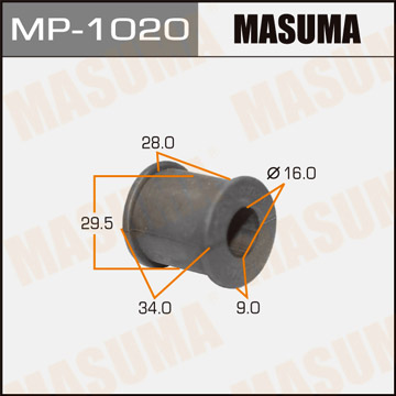 ЗАПЧАСТИ Втулка стабилизатора Masuma MP-1020