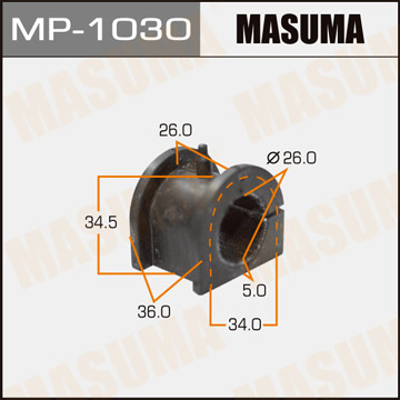 ЗАПЧАСТИ Втулка стабилизатора MASUMA MP-1030