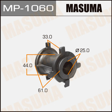 ЗАПЧАСТИ Втулка стабилизатора MASUMA MP-1060