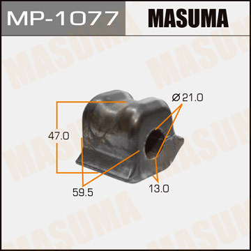 ЗАПЧАСТИ Втулка стабилизатора MASUMA MP-1077