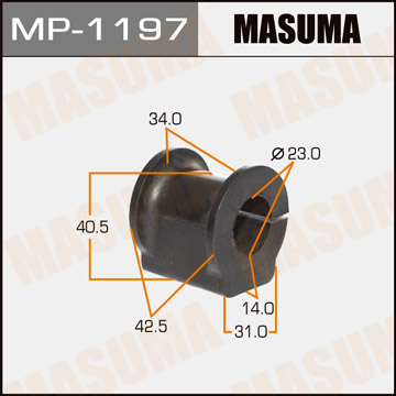 ЗАПЧАСТИ Втулка стабилизатора Masuma MP-1197