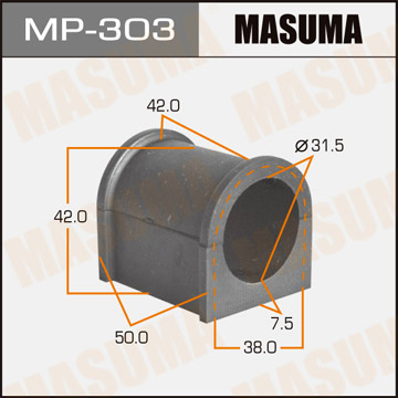 ЗАПЧАСТИ Втулка стабилизатора Masuma MP-303