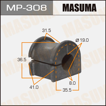 ЗАПЧАСТИ Втулка стабилизатора Masuma MP-308