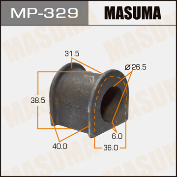 ЗАПЧАСТИ Втулка стабилизатора Masuma MP-329