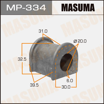 ЗАПЧАСТИ Втулка стабилизатора Masuma MP-334