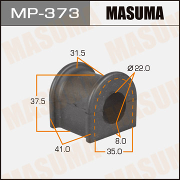 ЗАПЧАСТИ Втулка стабилизатора Masuma MP-373