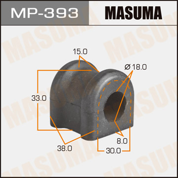 ЗАПЧАСТИ Втулка стабилизатора Masuma MP-393