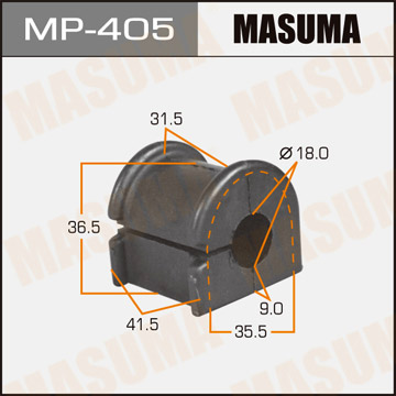 ЗАПЧАСТИ Втулка стабилизатора Masuma MP-405