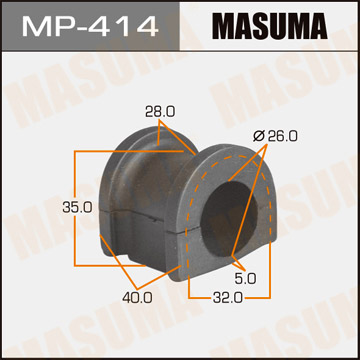 ЗАПЧАСТИ Втулка стабилизатора Masuma MP-414
