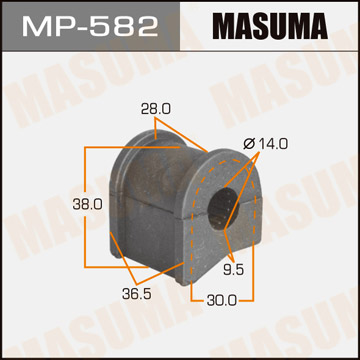 ЗАПЧАСТИ Втулка стабилизатора Masuma MP-582