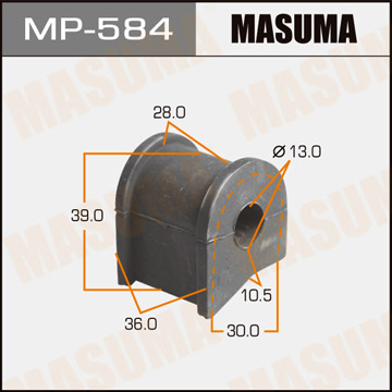 ЗАПЧАСТИ Втулка стабилизатора Masuma MP-584