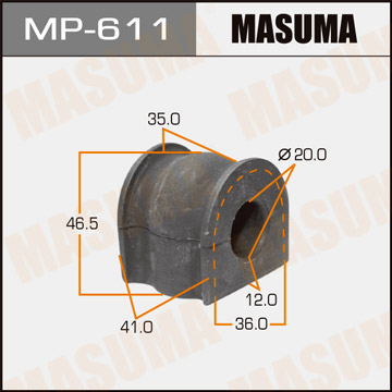 ЗАПЧАСТИ Втулка стабилизатора MASUMA MP-611