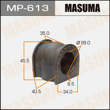 ЗАПЧАСТИ Втулка стабилизатора Masuma MP-613