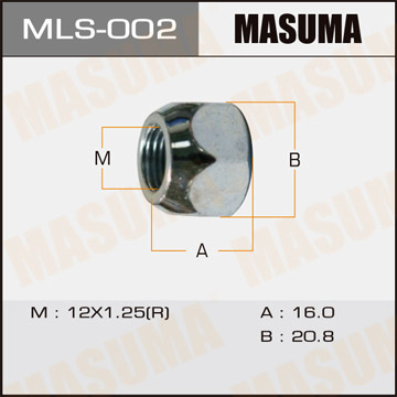 ЗАПЧАСТИ ГАЙКА MASUMA MLS-002