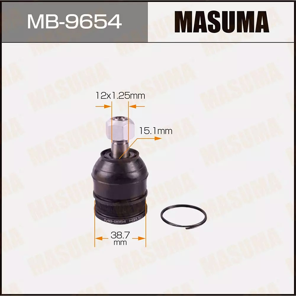 ЗАПЧАСТИ Опора шаровая Masuma MB-9654 