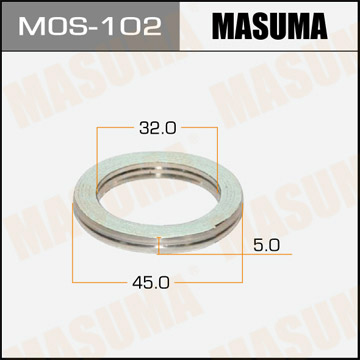 ЗАПЧАСТИ Кольцо уплотнительное глушителя Masuma MOS-102