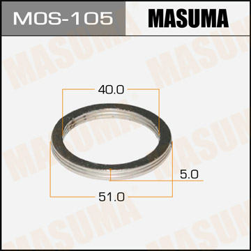ЗАПЧАСТИ Кольцо уплотнительное глушителя Masuma MOS-105
