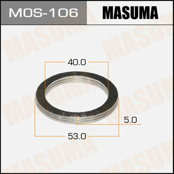 ЗАПЧАСТИ Кольцо уплотнительное глушителя Masuma MOS-106