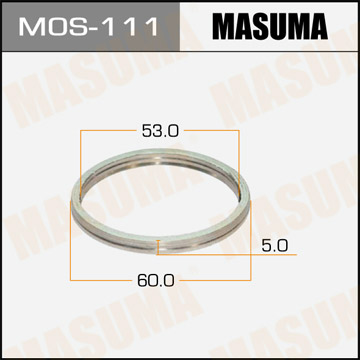 ЗАПЧАСТИ Кольцо уплотнительное глушителя Masuma 53х60 MOS-111