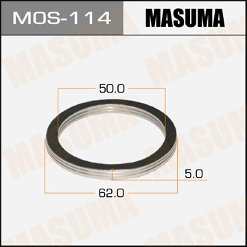 ЗАПЧАСТИ Кольцо уплотнительное глушителя Masuma MOS-114