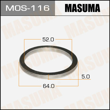 ЗАПЧАСТИ Кольцо уплотнительное глушителя Masuma MOS-116