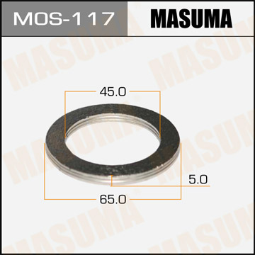 ЗАПЧАСТИ Кольцо уплотнительное глушителя Masuma MOS-117