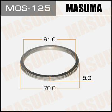 ЗАПЧАСТИ Кольцо уплотнительное глушителя Masuma MOS-125