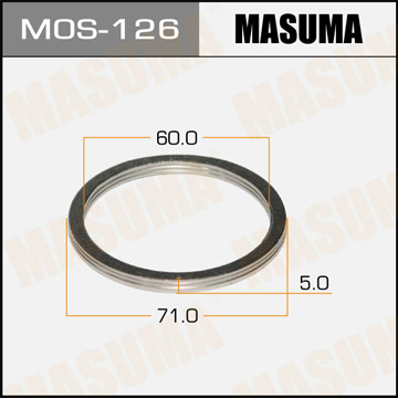 ЗАПЧАСТИ Кольцо уплотнительное глушителя Masuma MOS-126