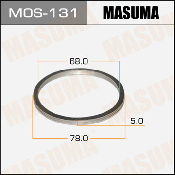 ЗАПЧАСТИ Кольцо уплотнительное глушителя Masuma MOS-131