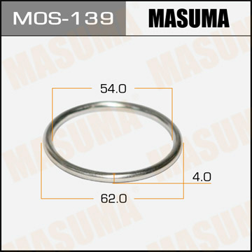 ЗАПЧАСТИ Кольцо уплотнительное глушителя Masuma MOS-139
