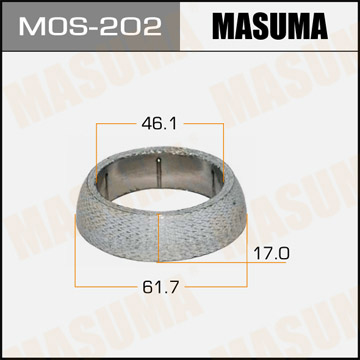 ЗАПЧАСТИ Кольцо уплотнительное глушителя Masuma MOS-202