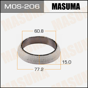 ЗАПЧАСТИ Кольцо уплотнительное глушителя Masuma MOS-206