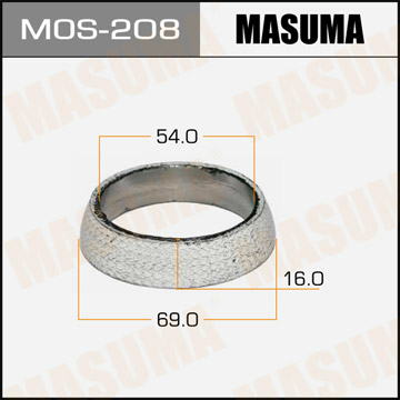 ЗАПЧАСТИ Кольцо уплотнительное глушителя Masuma MOS-208