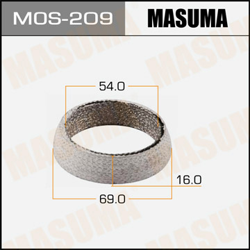 ЗАПЧАСТИ Кольцо уплотнительное глушителя Masuma х MOS-209