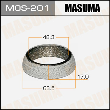ЗАПЧАСТИ Кольцо уплотнительное глушителя Masuma MOS-201