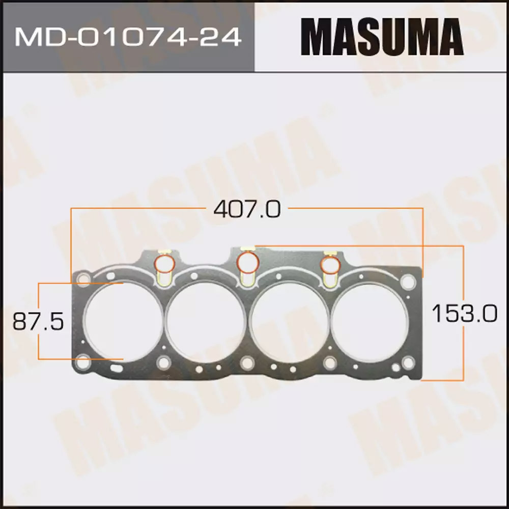 ЗАПЧАСТИ Прокладка головки блока Masuma MD-01074-24