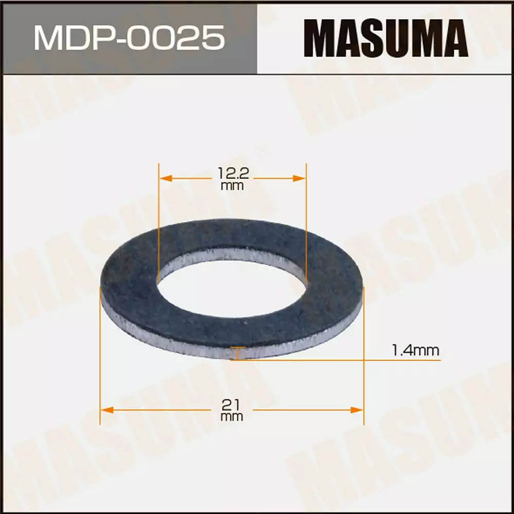 ЗАПЧАСТИ Прокладка сливной пробки MASUMA MDP-0025