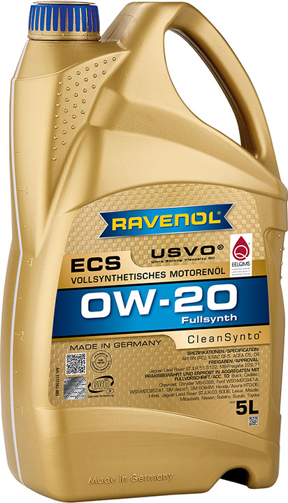 АВТОМАСЛА Моторное масло Ravenol ECS 0W20 5л. (4+1)