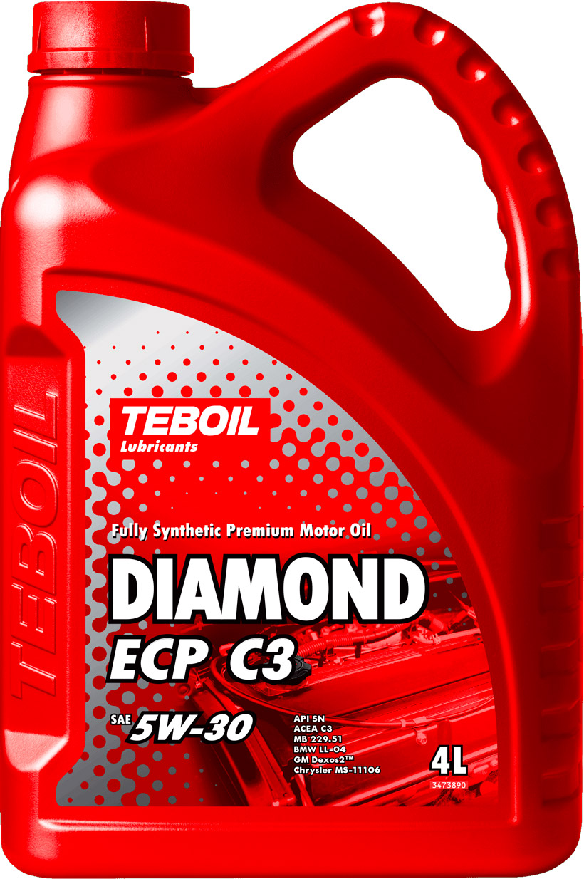 АВТОМАСЛА Моторное масло TEBOIL DIAMOND ECP C3 5w30 4л