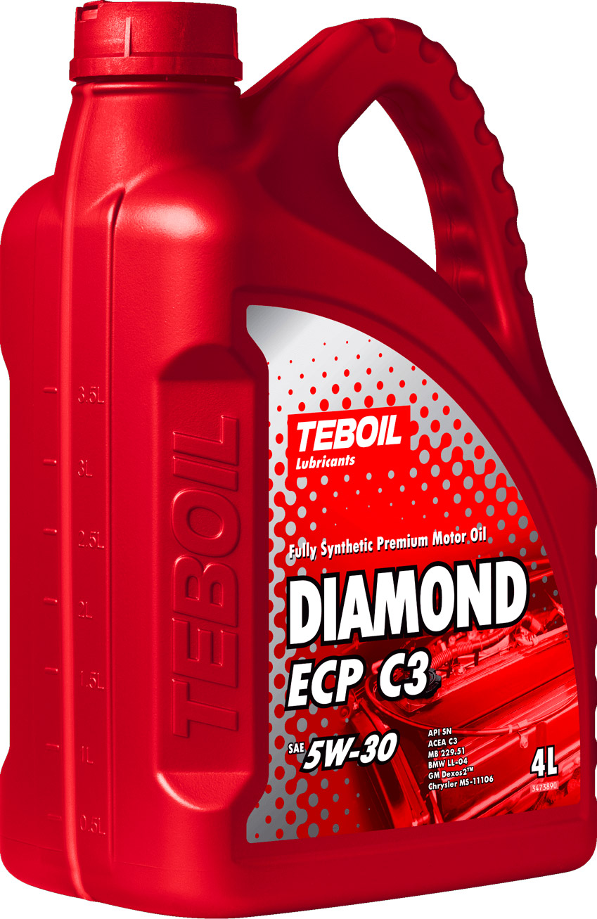 АВТОМАСЛА Моторное масло TEBOIL DIAMOND ECP C3 5w30 4л