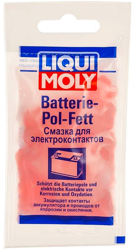 Присадки / Автохимия Смазка для электроконтактов Liqui Moly Batterie-Pol-Fett 0,01кг