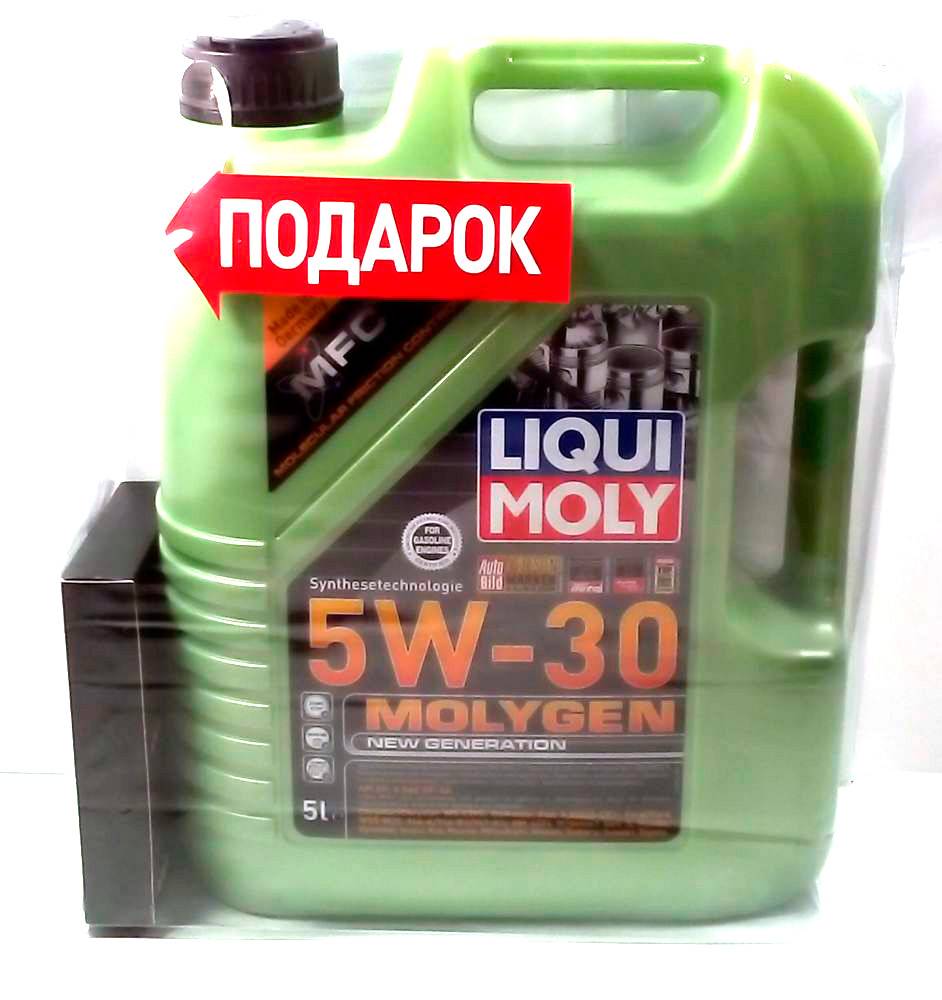 АВТОМАСЛА Масло моторное 9952A Liqui Moly Molygen New Generation 5W30 5л + PowerBank
