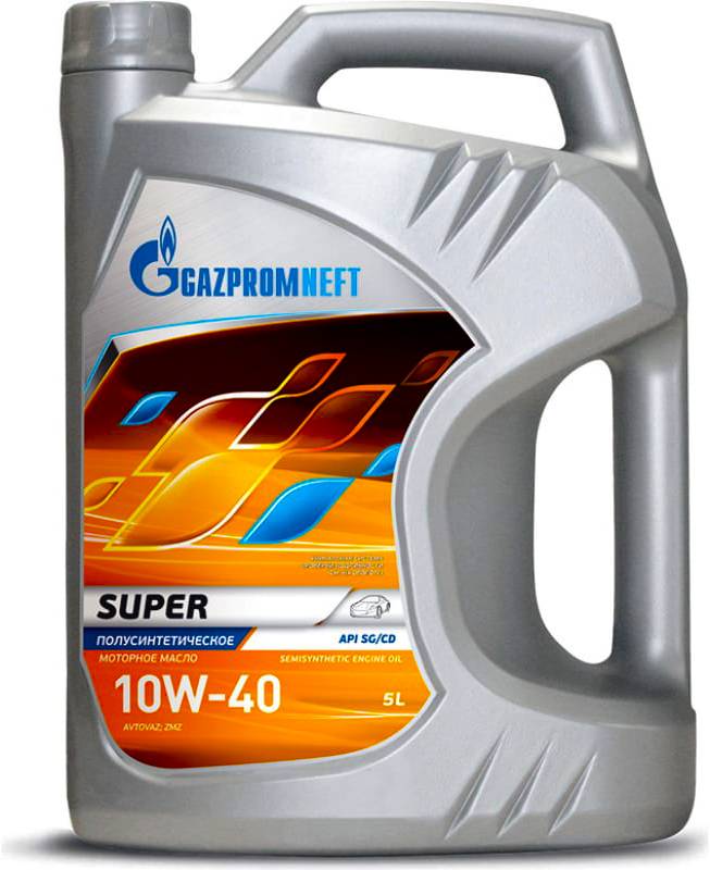 АВТОМАСЛА Масло моторное полусинтетическое Gazpromneft Super 10W-40 5л