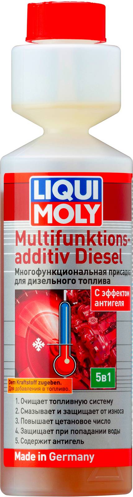 Присадки / Автохимия 39024 Liqui Moly Многофункциональная присадка для дизельного топлива Multifunktionsadditiv Diesel 0,25л