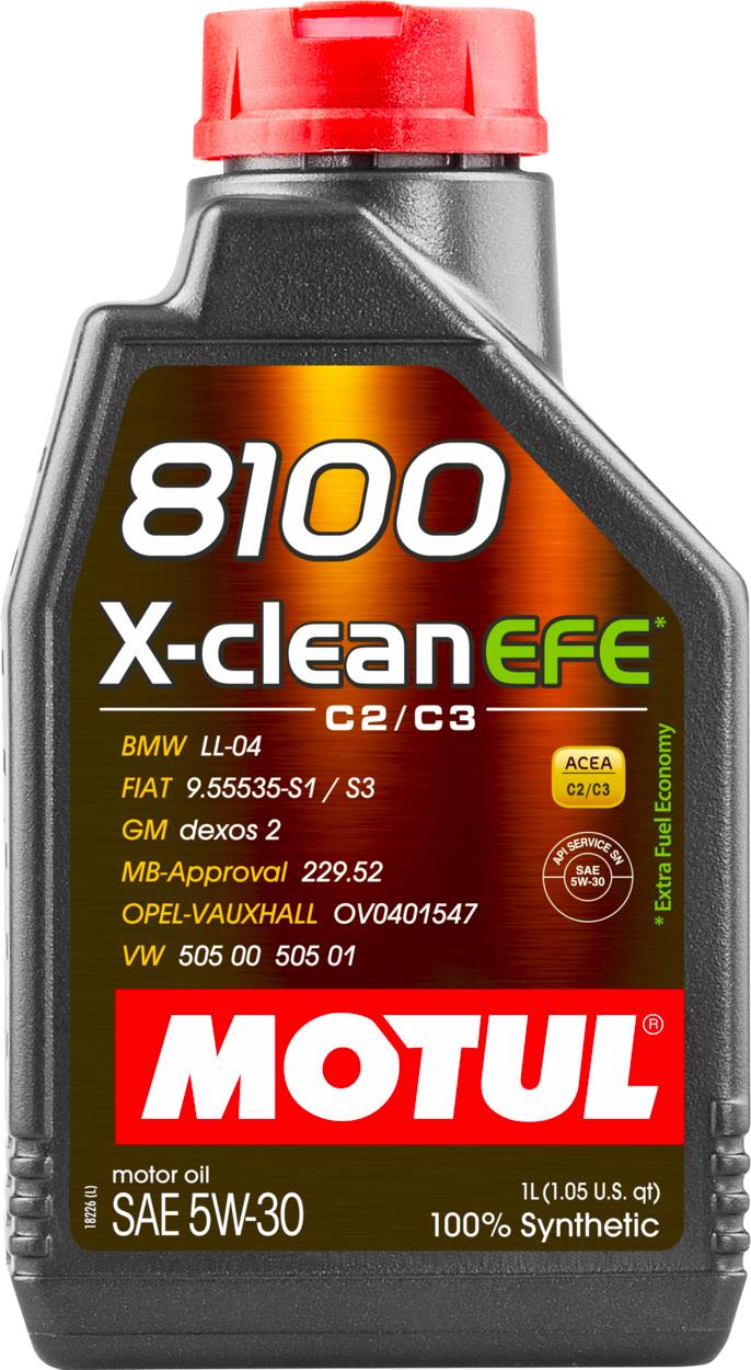 АВТОМАСЛА Моторное масло Motul 8100 X-Clean EFE 5W30 1л