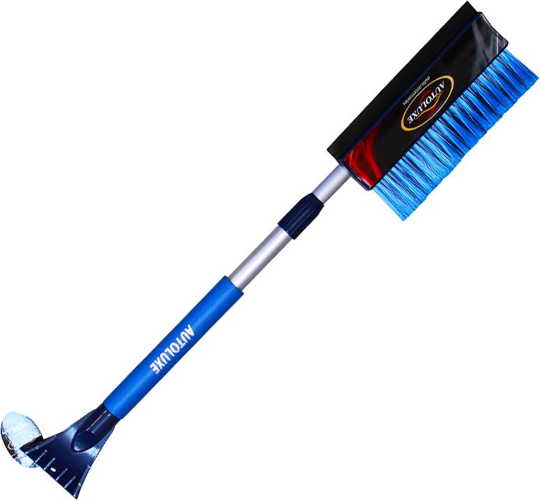Аксессуары Щетка со скребком, водосгоном и телескопической ручкой 80-110см синяя AUTOLUXE (AL-115b)