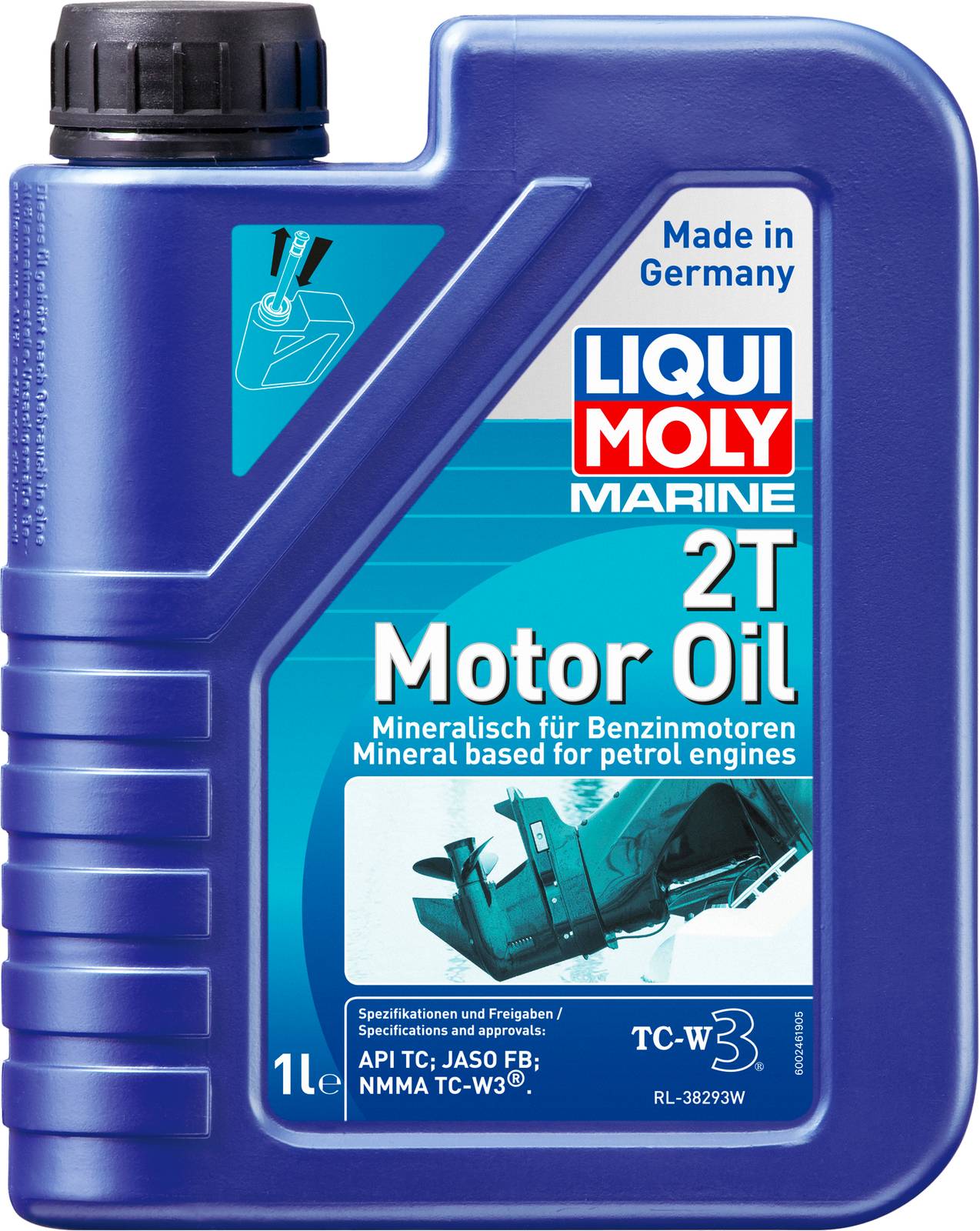 АВТОМАСЛА Моторное масло для водной техники Liqui Moly Marine 2T Motor Oil 1л