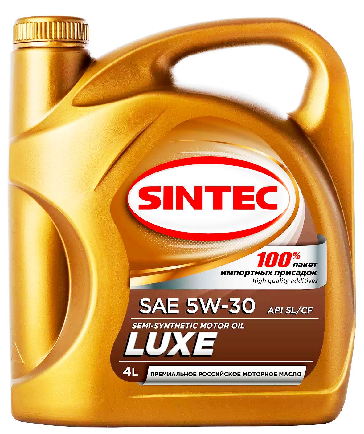 АВТОМАСЛА Моторное масло SINTEC LUXE 5W-30 4л