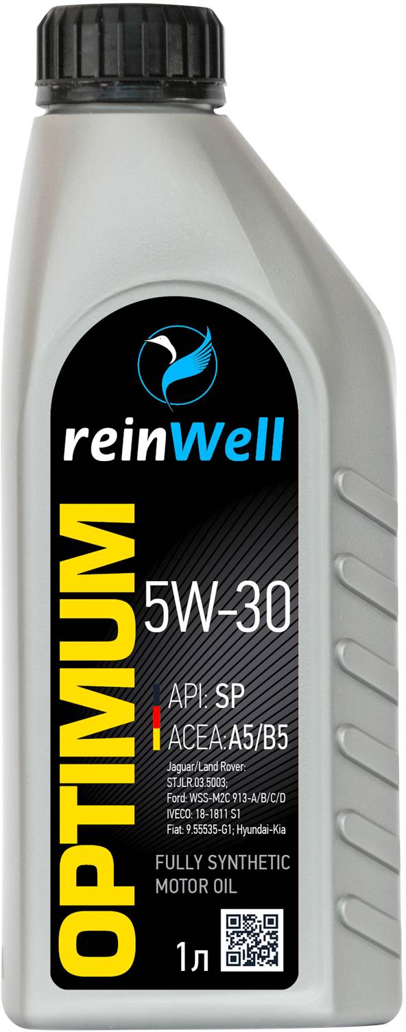 АВТОМАСЛА Масло моторное ReinWell 5W-30 A5/B5 1л