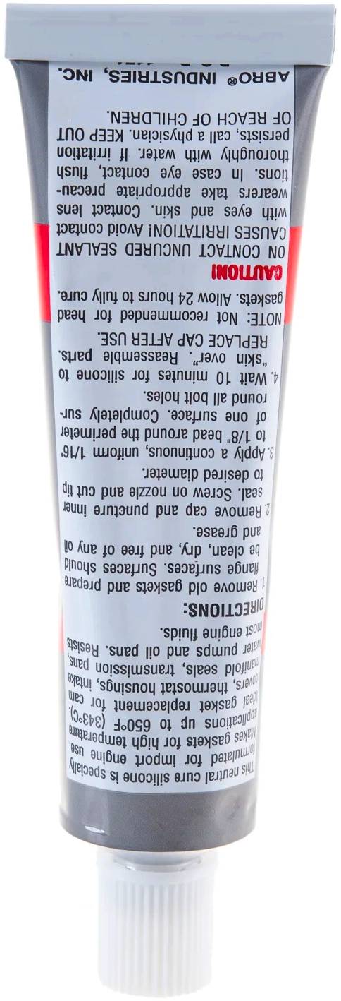 ГЕРМЕТИК, КЛЕЙ, ХОЛОДНАЯ СВАРКА Герметик прокладок ABRO серый 42.5 гр.